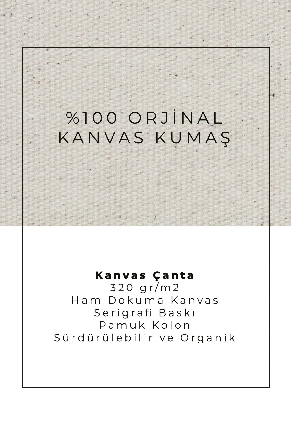 Fonksy Letters Kanvas Omuz Çantası