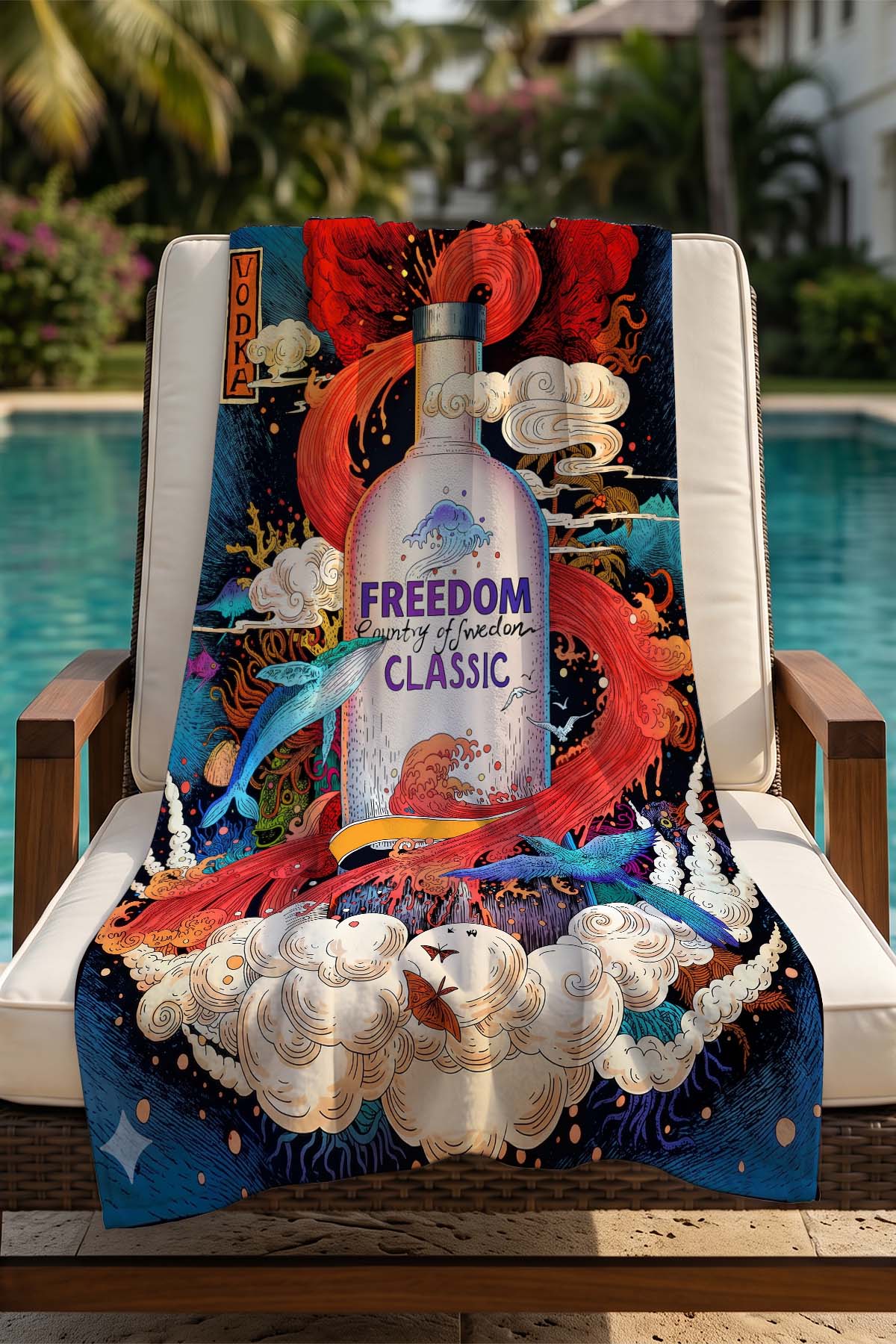Freedom Unisex Plaj Havlusu