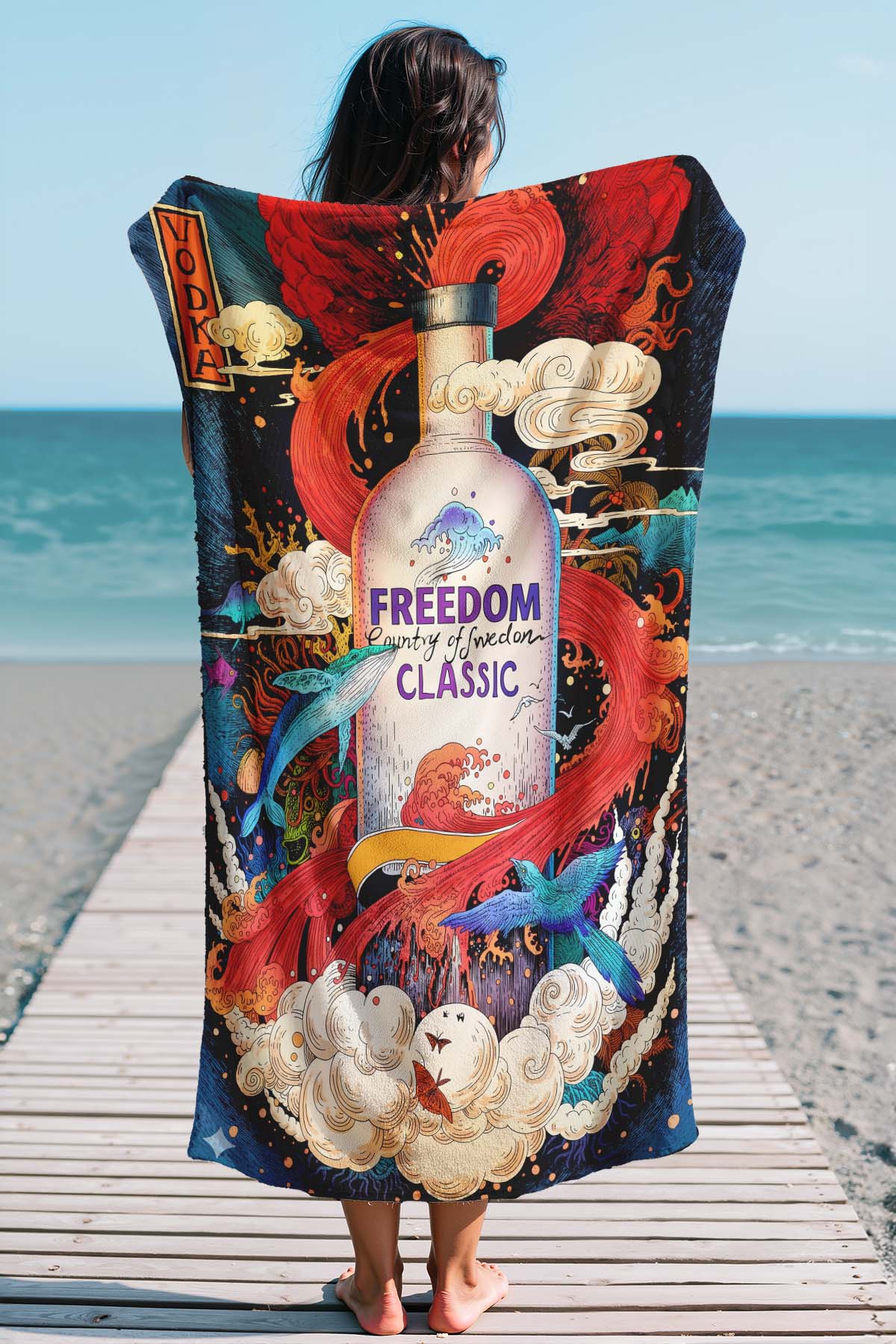 Freedom Unisex Plaj Havlusu