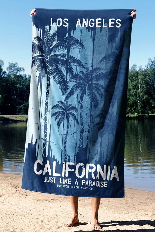 Mavi California Plaj Havlusu